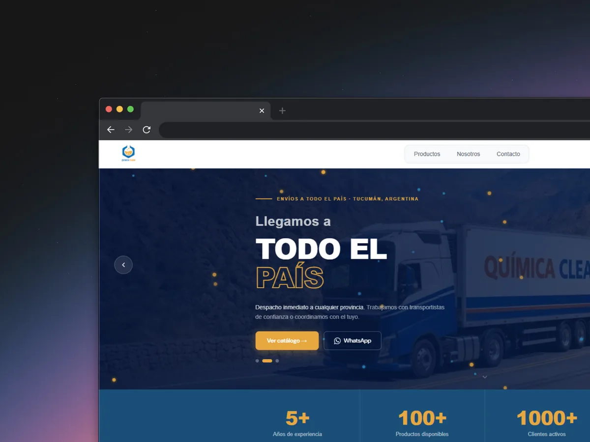 Química Clean — Sistema de Gestión Web