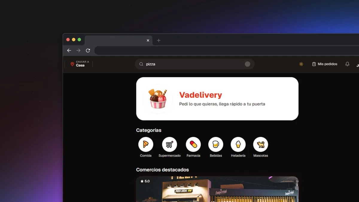 VADelivery — Plataforma de Delivery Multi-Comercio